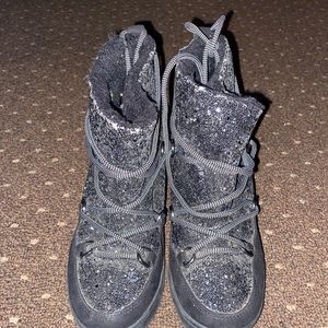 Womens Juciy Couture Sparkle Wedge